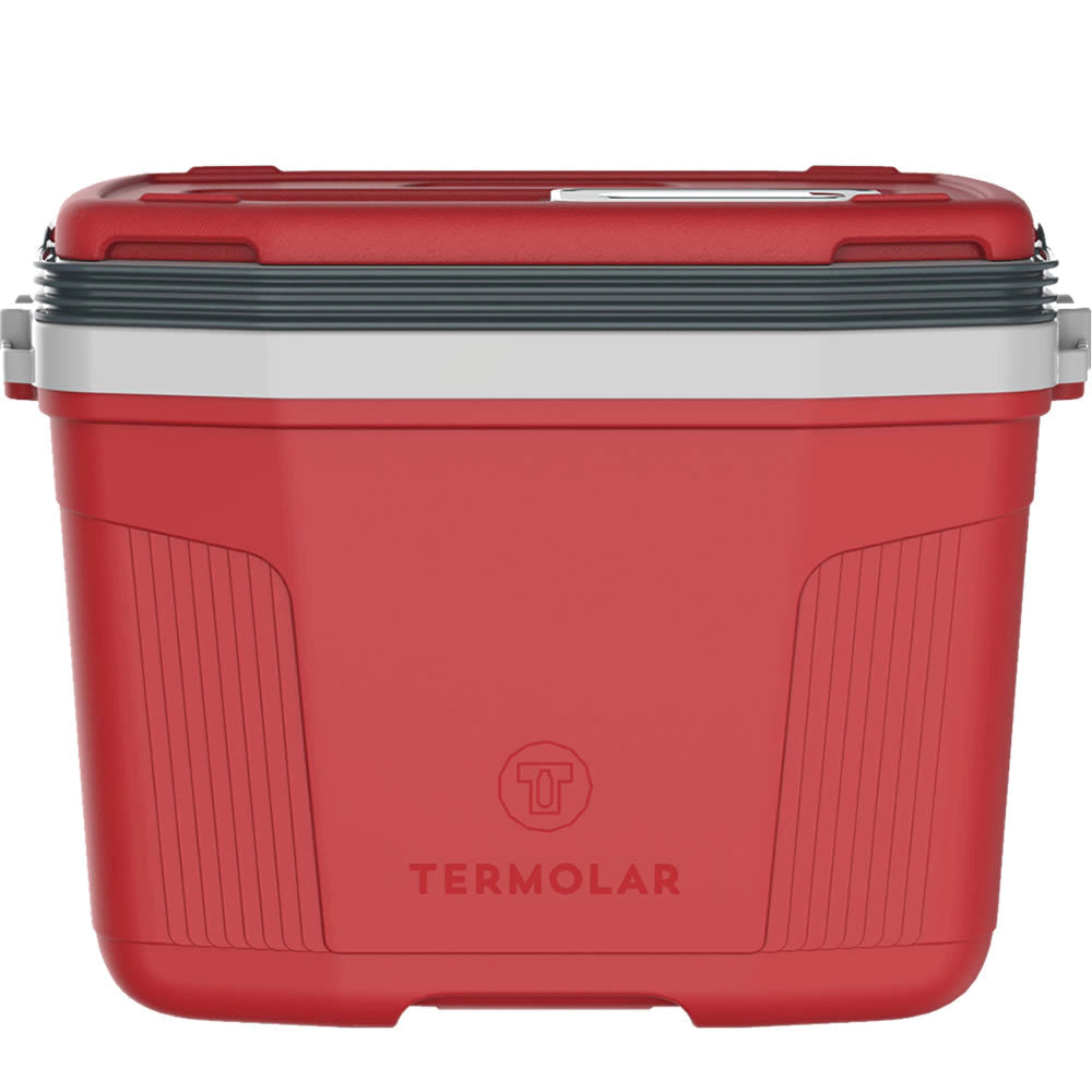 Nevera de 32 litros roja de Termolar.