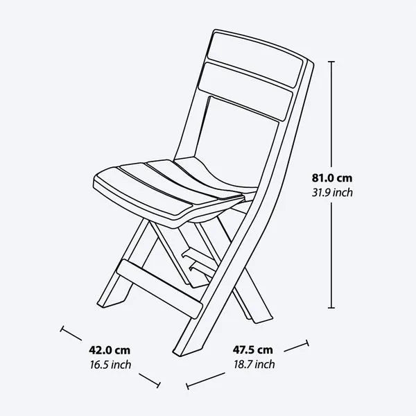 Silla plegable Barú de Rimax