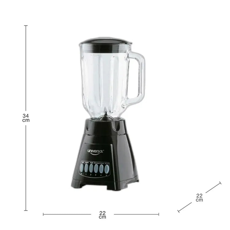 Licuadora Aliada con vaso de vidrio de Universal.