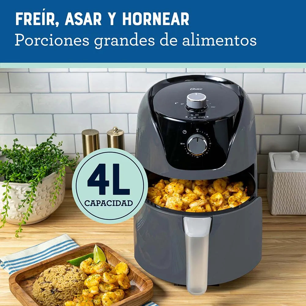 Freidora análoga de 4 litros de Oster.