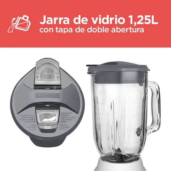 Licuadora DuraPro 550W de 10 velocidades de Black & Decker.