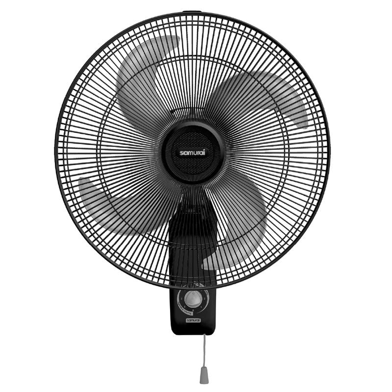Ventilador de pared Turbo Metallic negro de Samurai.