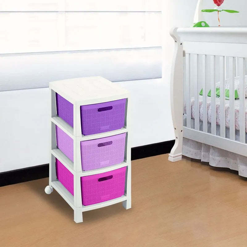 Cajonero Fique 3 gavetas infantiles de Rimax - Pa´la house