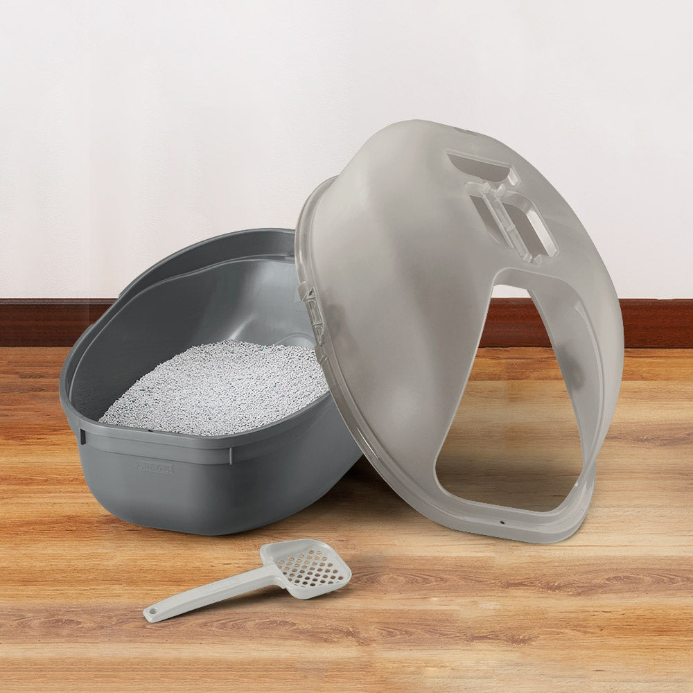 Arenero para gatos gris / gris oscuro de Rimax