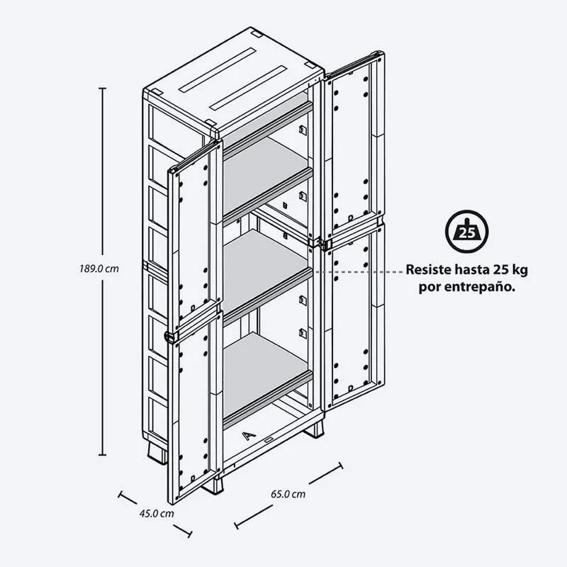 Armario Grande Barú de Rimax - Pa´la house