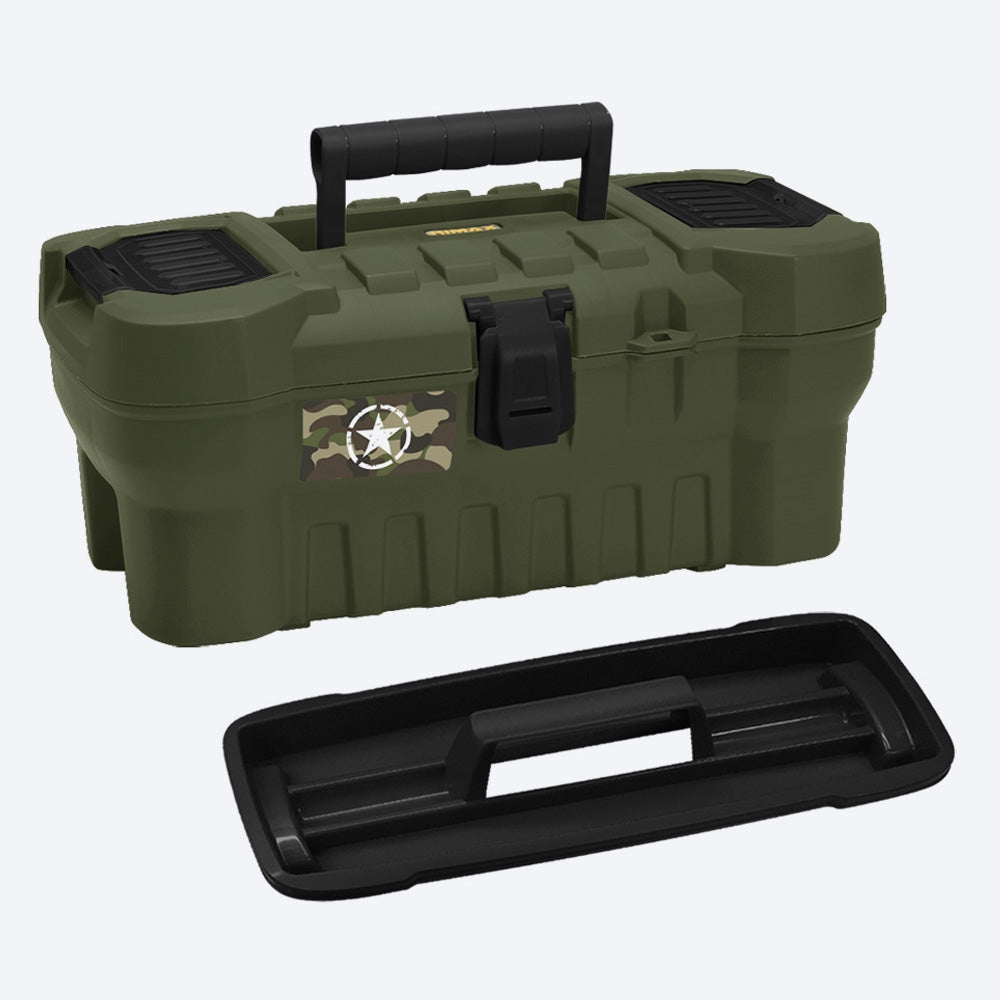 Caja de herramientas de 16 pulgadas estilo Army Cajas palahouse.myshopify.com