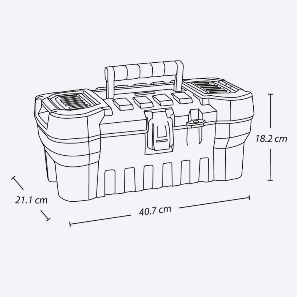 palahouse.myshopify.com Caja de herramientas de 16 pulgadas estilo Army