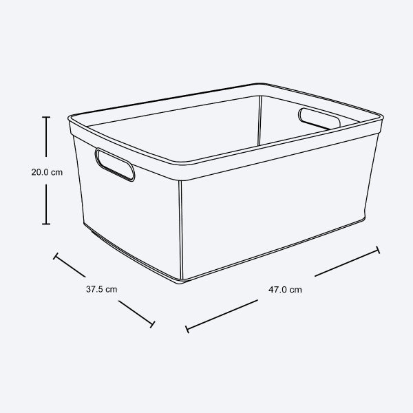 Canasta Fique de 30 litros Rimax - Pa´la house
