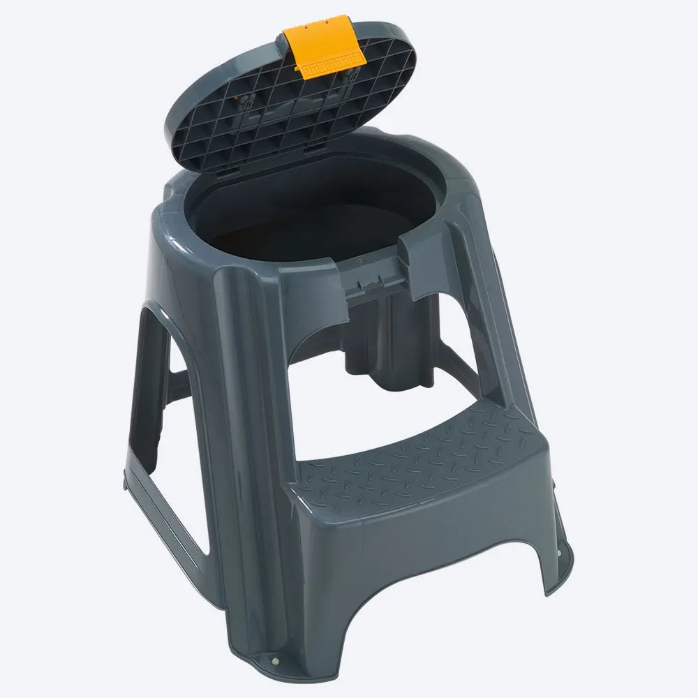 Escalesilla con tapa organizadora de Rimax