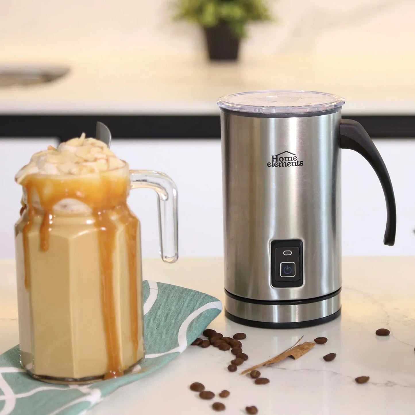 Espumix 400 ml en acero inoxidable de Home Elements