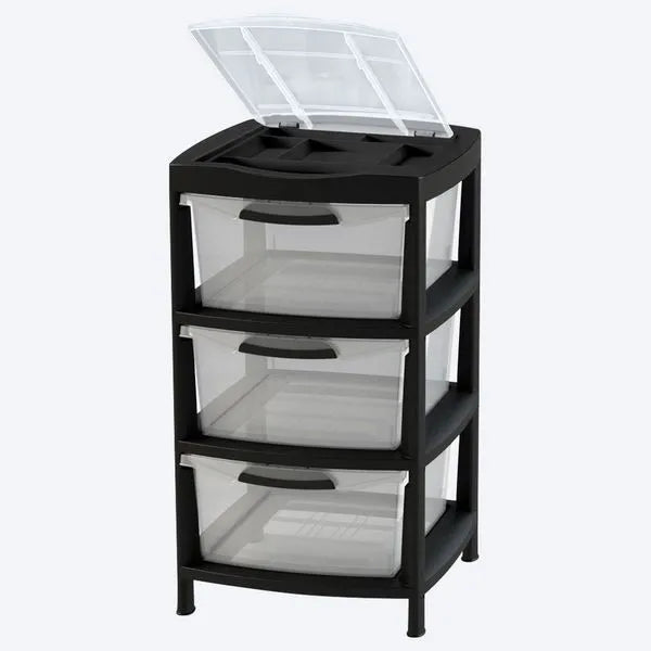 Gavetero Grande 3 gavetas y Tapa Organizadora de Rimax - Pa´la house