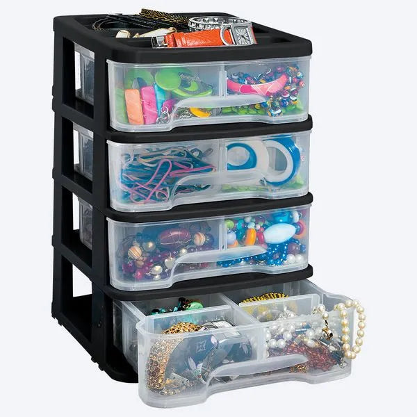 Gavetero pequeño con 4 gavetas de Rimax - Pa´la house