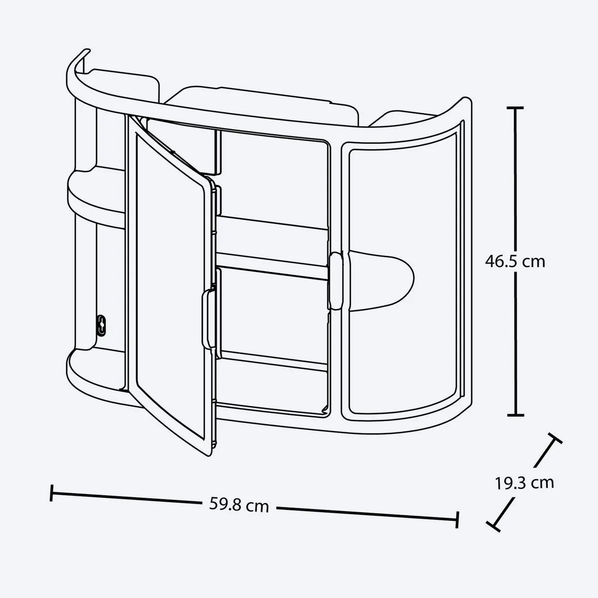 Gabinete para baño con espejo de Rimax