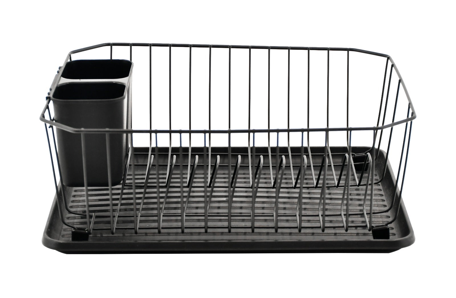 Set escurridor metálico de 3 piezas, negro. - Pa´la house