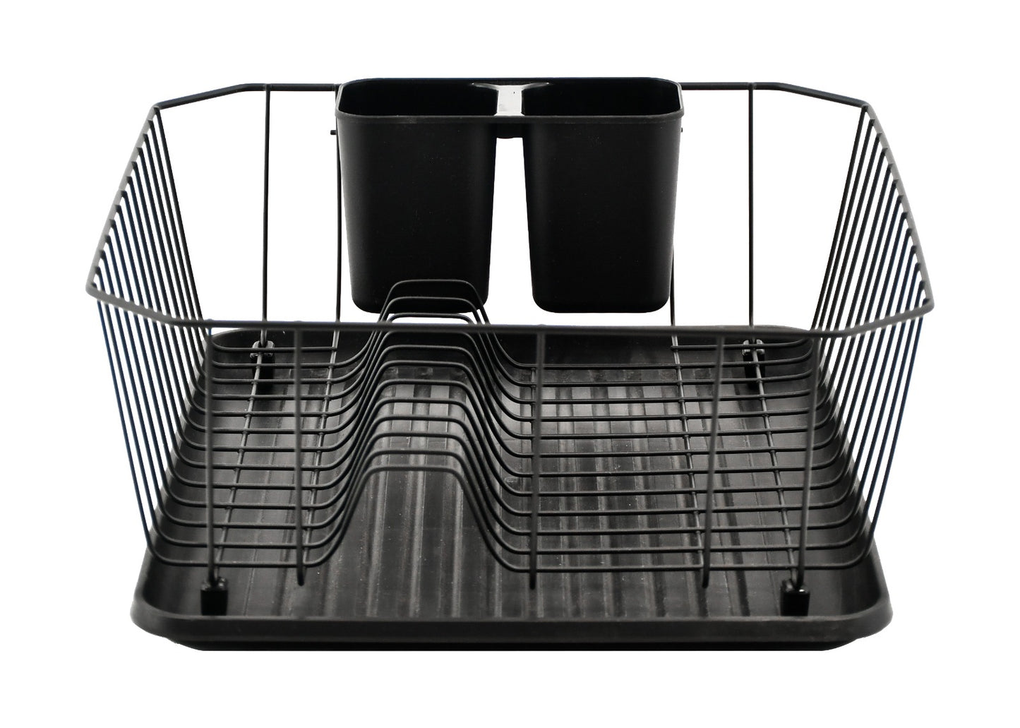 Set escurridor metálico de 3 piezas, negro. - Pa´la house