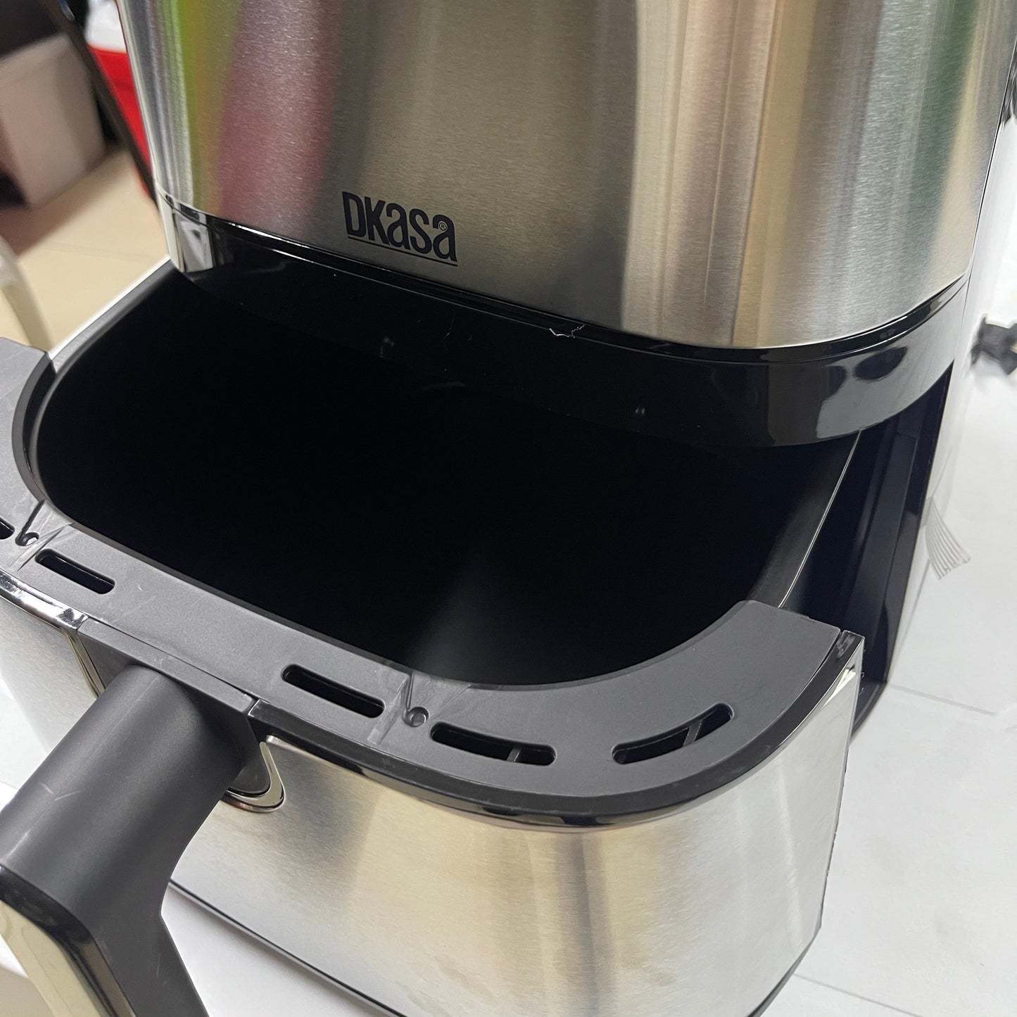 Freidora profesional de aire Inox de 5.5 litros de Dkasa.