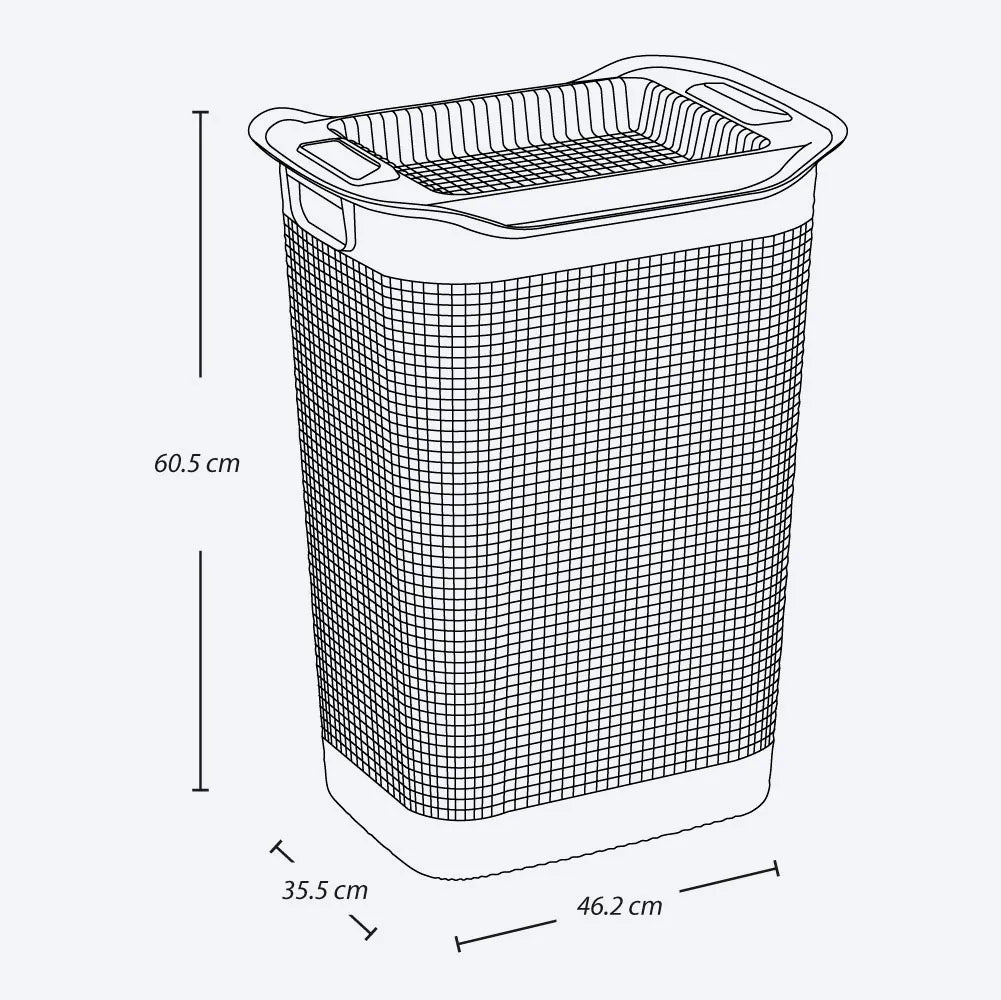 Cesta Linum para ropa de Rimax