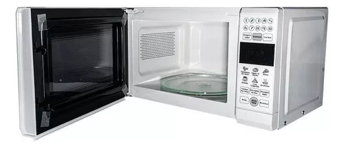 Horno Microondas blanco de Visivo. - Pa´la house