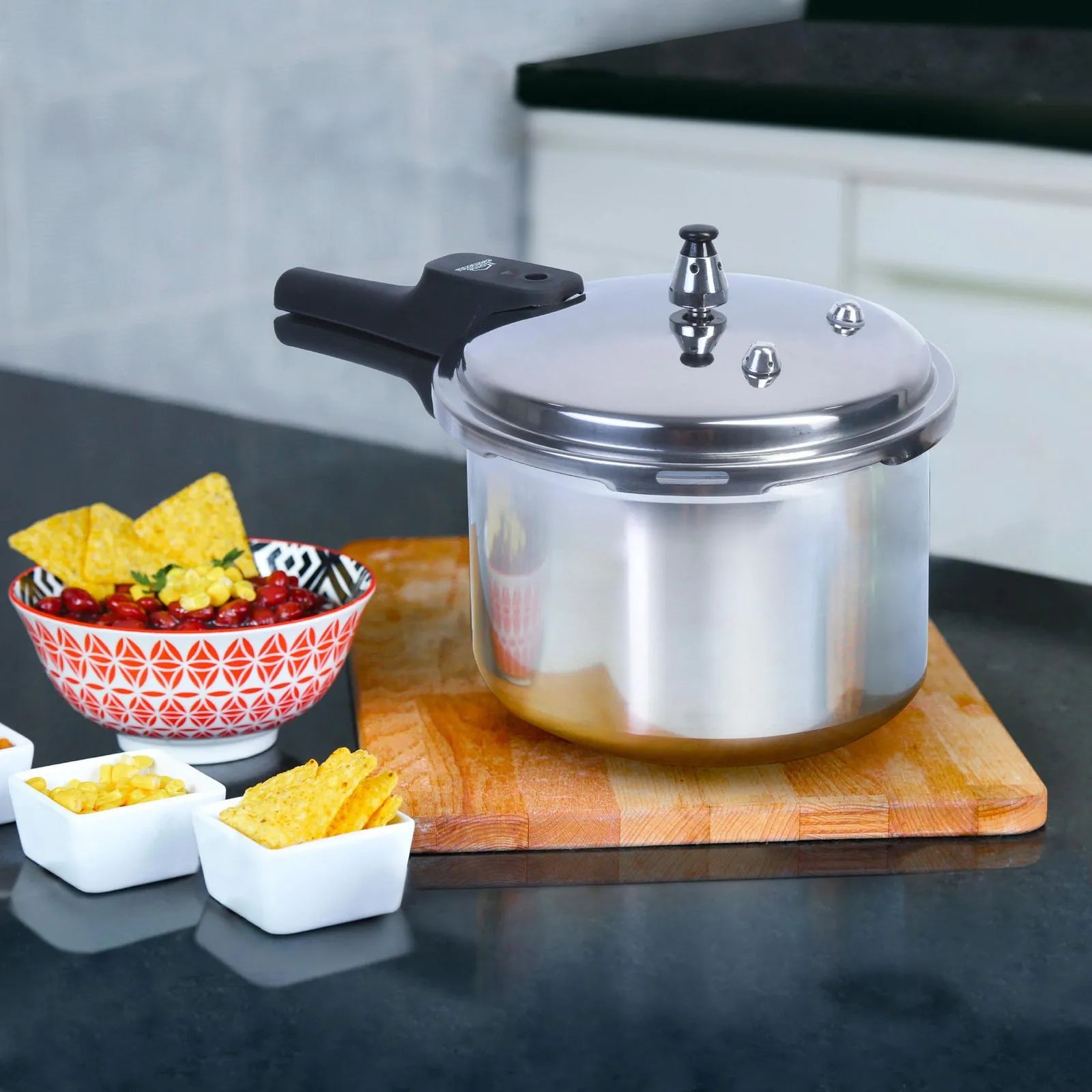 Olla a presión aluminio 3.2 lts cierre externo de Home Elements - Pa´la house