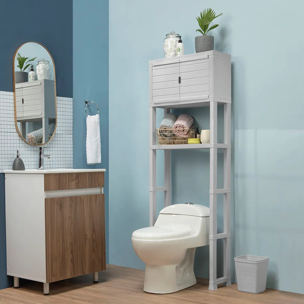Estante Organizador con Puertas para Baño de Rimax - Pa´la house