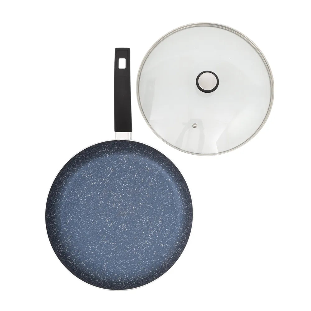Sartén Amatista de 30 cms con tapa de vidrio Universal