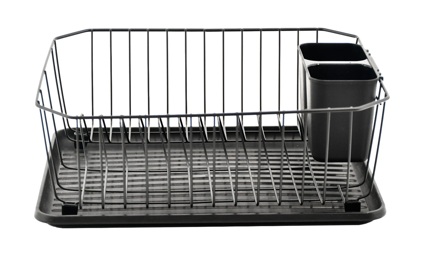 Set escurridor metálico de 3 piezas, negro. - Pa´la house