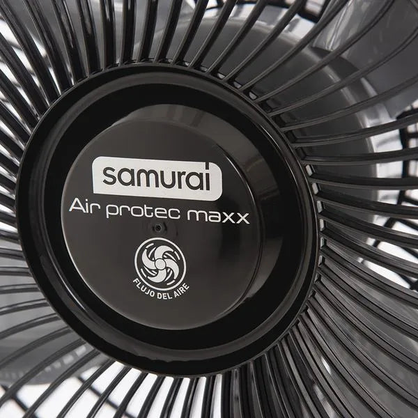 Ventilador AirProtect Maxx 2 en 1 color negro de Samurai. - Pa´la house