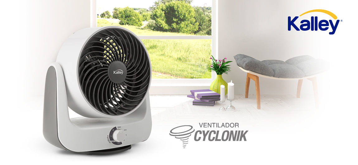 Ventilador Cyclonic Blanco de Kalley K-VMCU7B – Potencia y frescura para tu hogar - Pa´la house