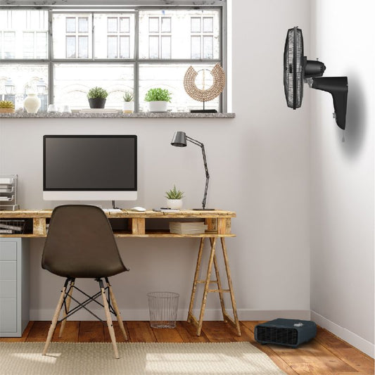 Ventilador de pared Turbo Metallic negro de Samurai. - Pa´la house