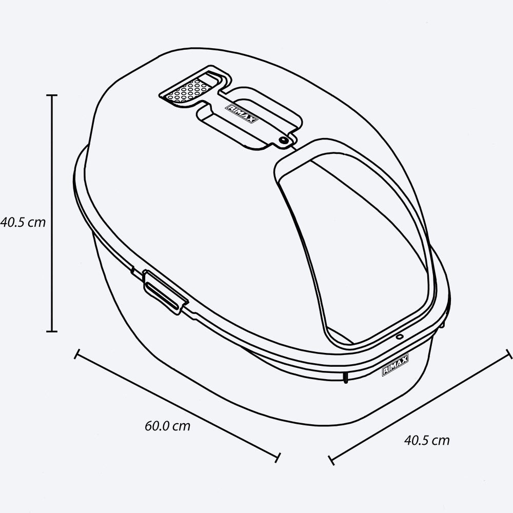 Arenero para Gato Rimax Gris/Gris – Práctico e Higiénico - Pa´la house
