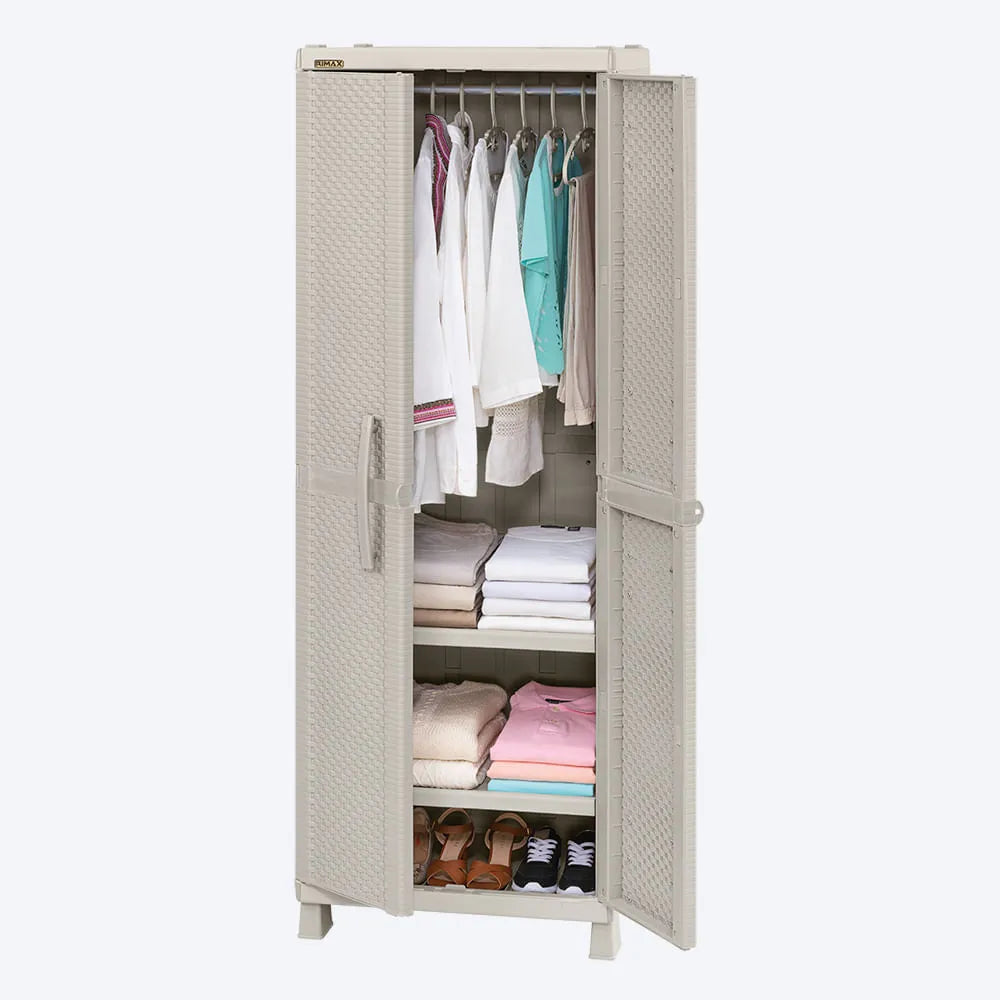 Armario para ropa Rattan Taupe de Rimax