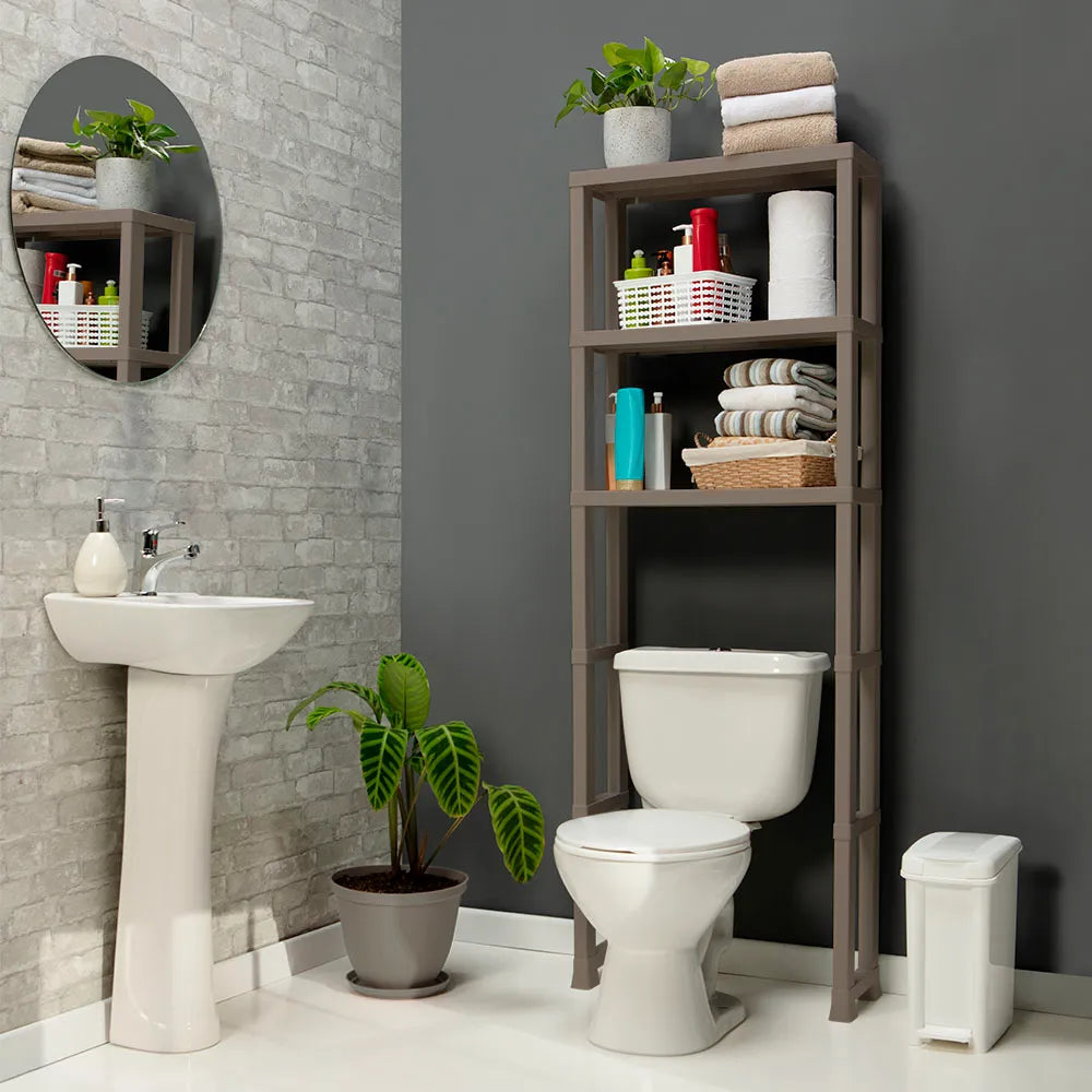 Estante organizador para baño 3 niveles Rimax - Pa´la house