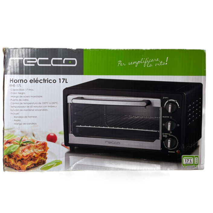 Horno eléctrico Recco de 17 litros