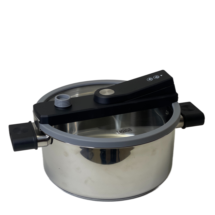 Olla profesional DKasa de cocción rápida con tapa de vidrio. - Pa´la house