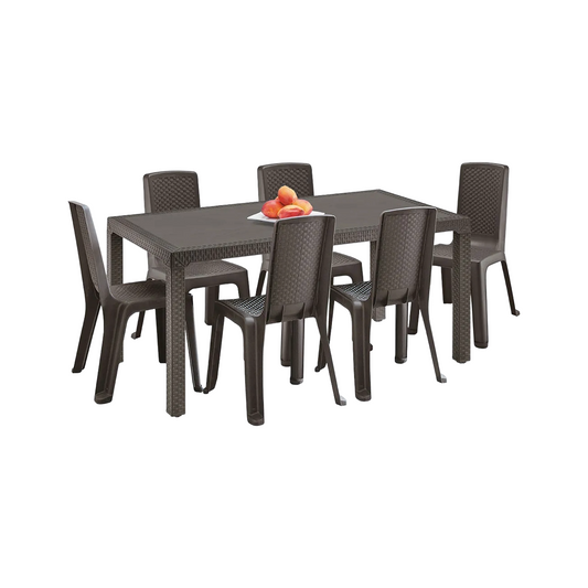 Mesa Familiar Eterna Rimax – Color Wengue - Pa´la house