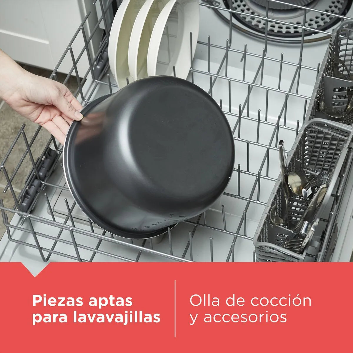 Olla de Presión Eléctrica Multifuncional Black+Decker 5.7L (PR100SD) – 7 en 1 - Pa´la house