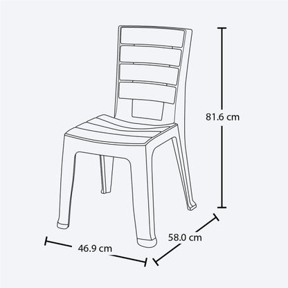 Silla Barú sin brazos de Rimax.