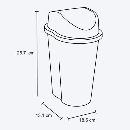 Papelera Style de 2.5 litros con tapa Vaiven de Rimax - Pa´la house