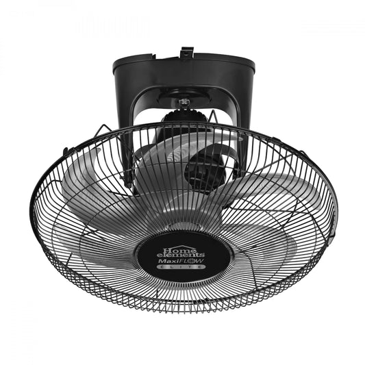 Ventilador Órbita negro de 18 pulgadas de Home Elements.