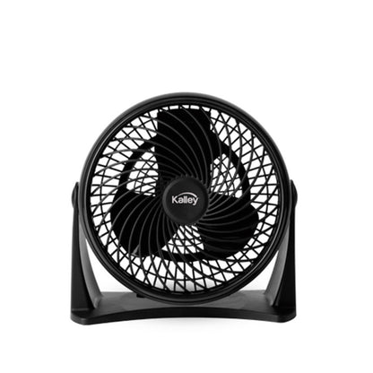 Ventilador de mesa de 3 velocidades negro de 8 pulgadas de Kalley.
