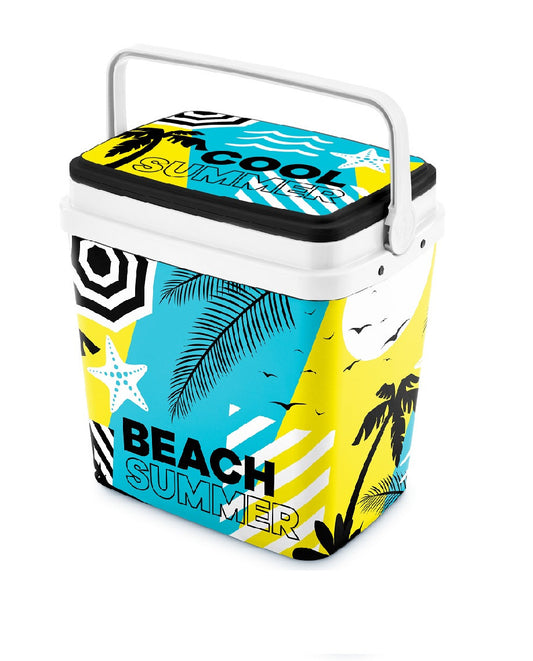 Cooler Polar Decco de 35 litros azul.