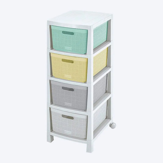Cajonero Fique de 4 gavetas infantiles de Rimax