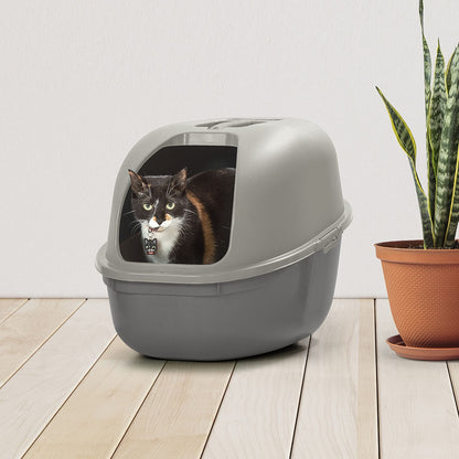 Arenero para gatos gris / gris oscuro de Rimax