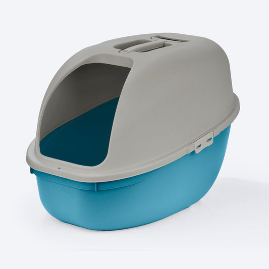 Arenero para gato Azul/Gris de Rimax