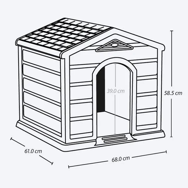 Casa para perros de razas pequeñas de Rimax - Pa´la house
