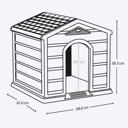 Casa para perros de razas pequeñas de Rimax - Pa´la house