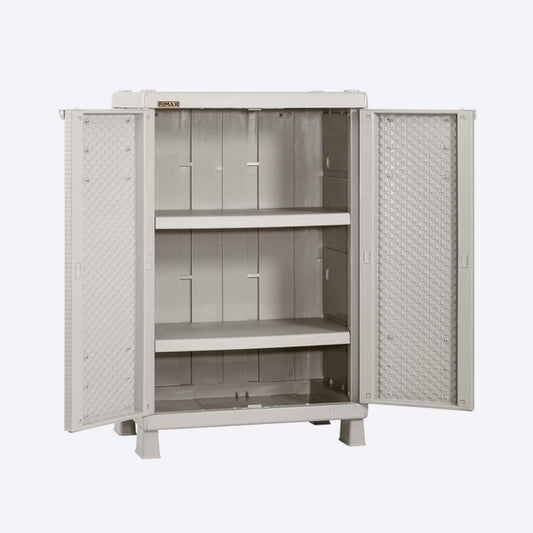 Armario mediano de apariencia Rattan color Taupe de Rimax