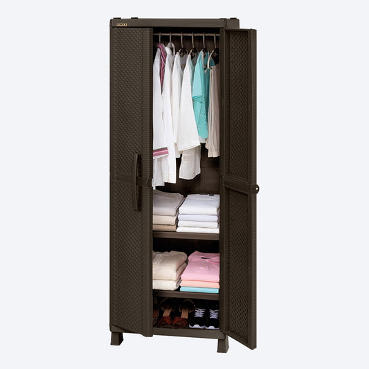 Armario para ropa Rattan wengue de Rimax