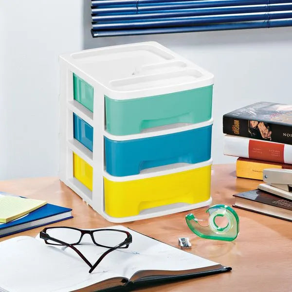 Gavetero pequeño con 3 gavetas de Rimax - Pa´la house