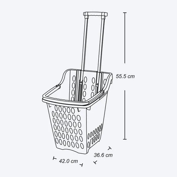 Cesta transportadora Roja de Rimax